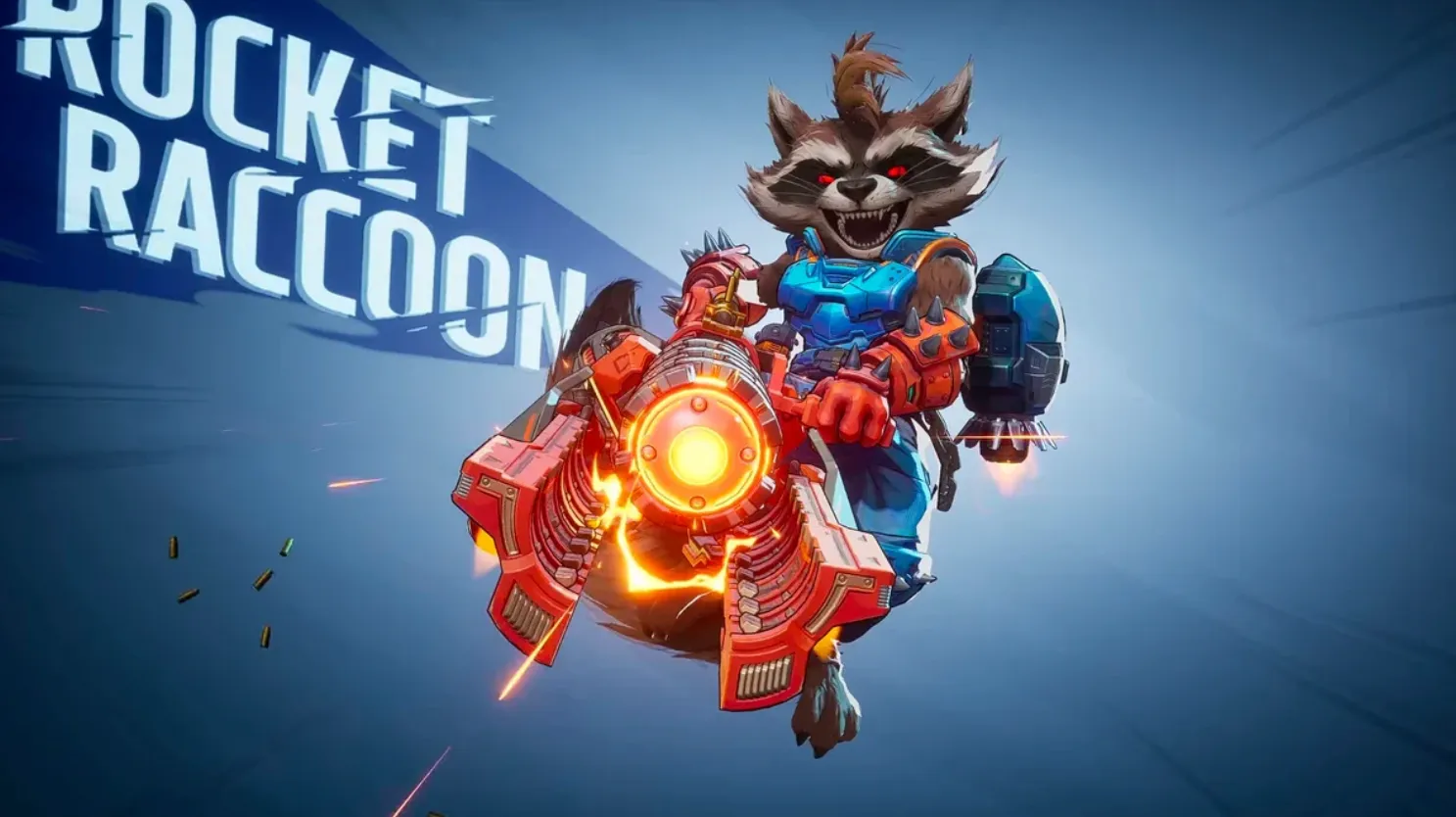 Rocket Raccoon and devil dinosaur duo